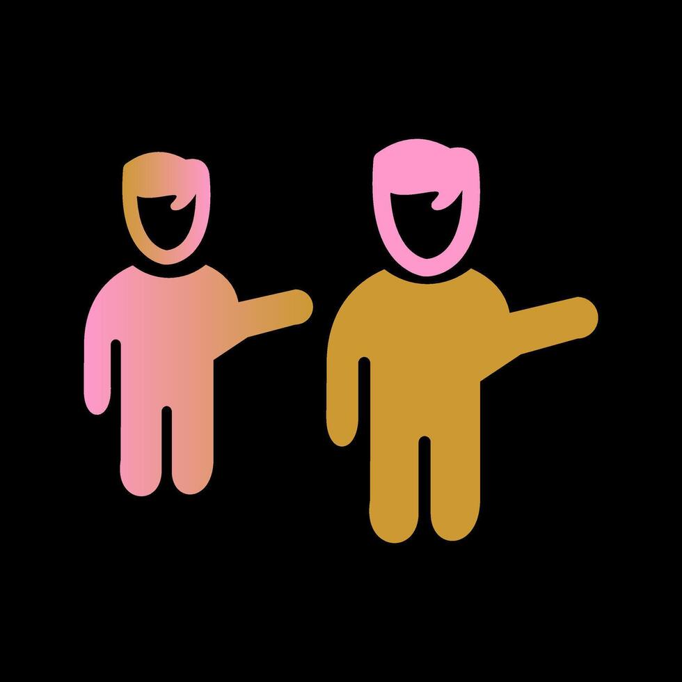 Waving to People II Vector Icon