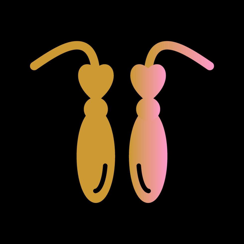 Earrings Vector Icon