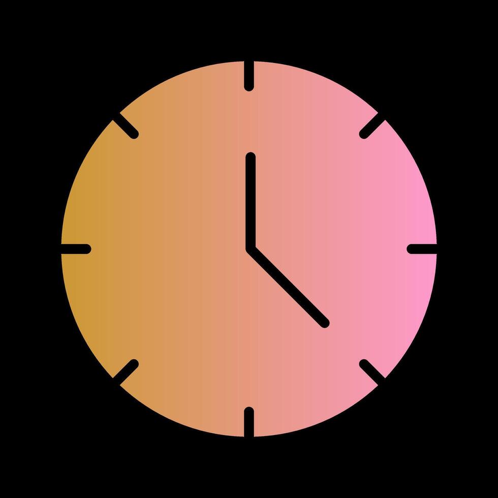 icono de vector de reloj