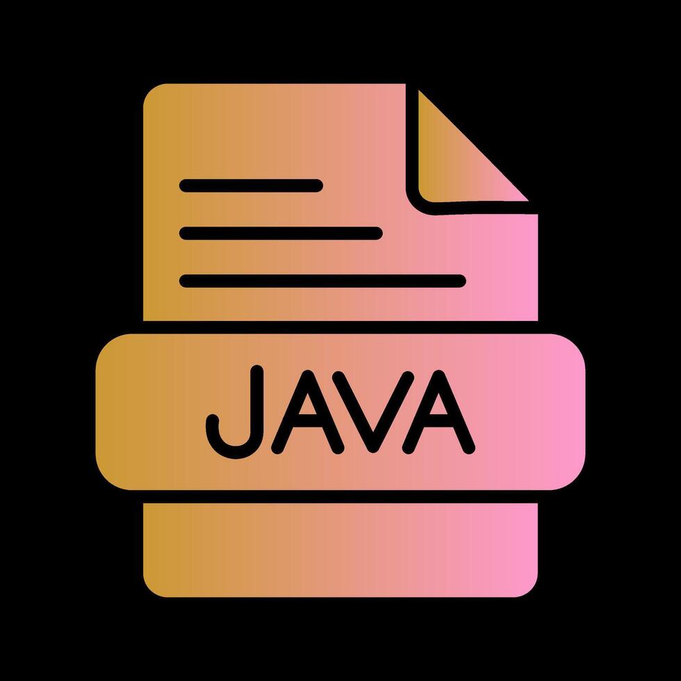 icono de vector de java
