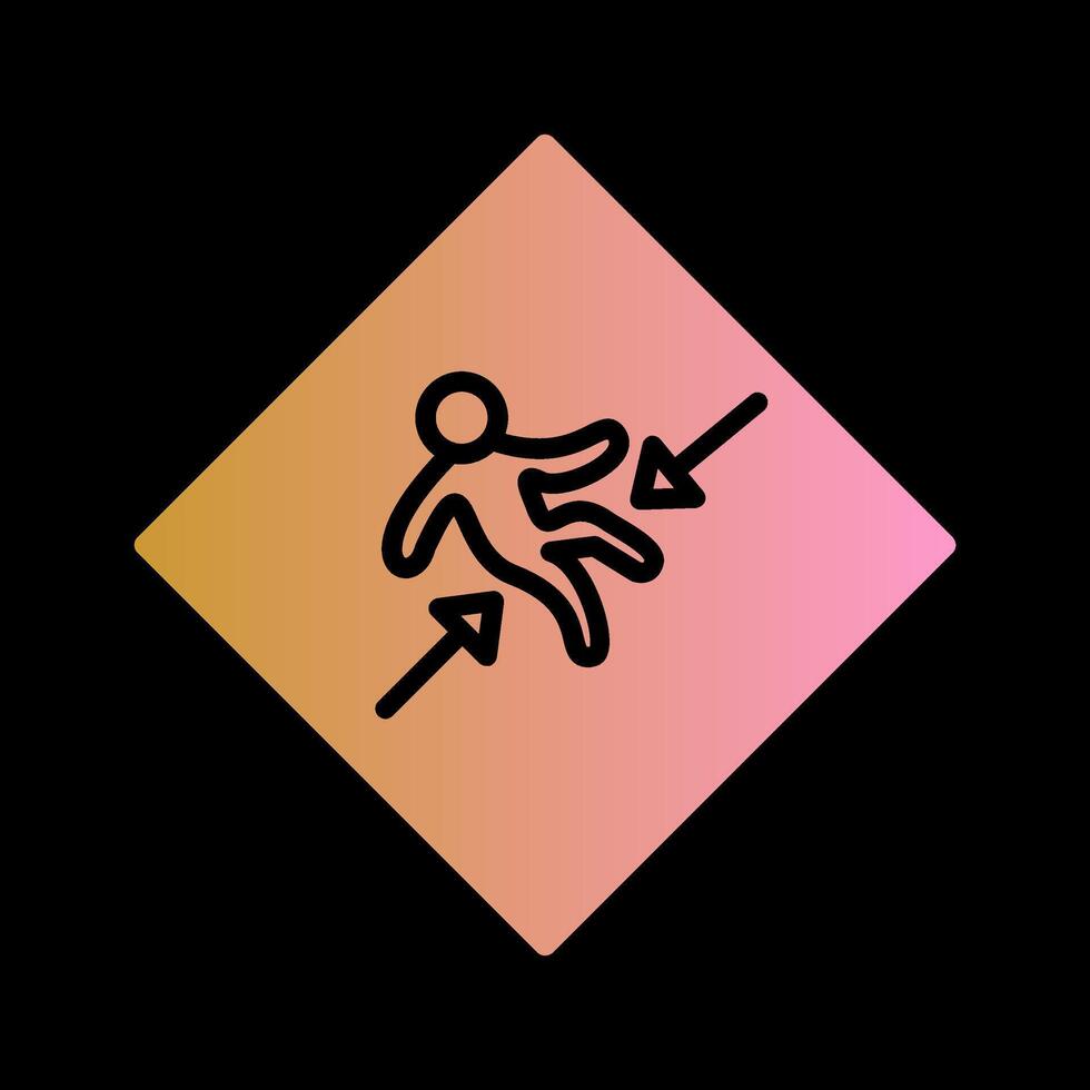 Crush Zone Vector Icon