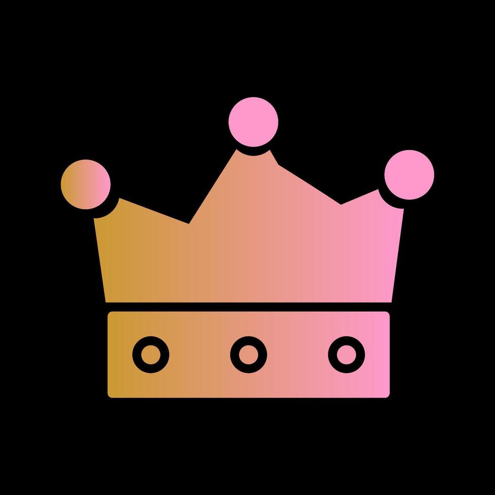 King Crown Vector Icon