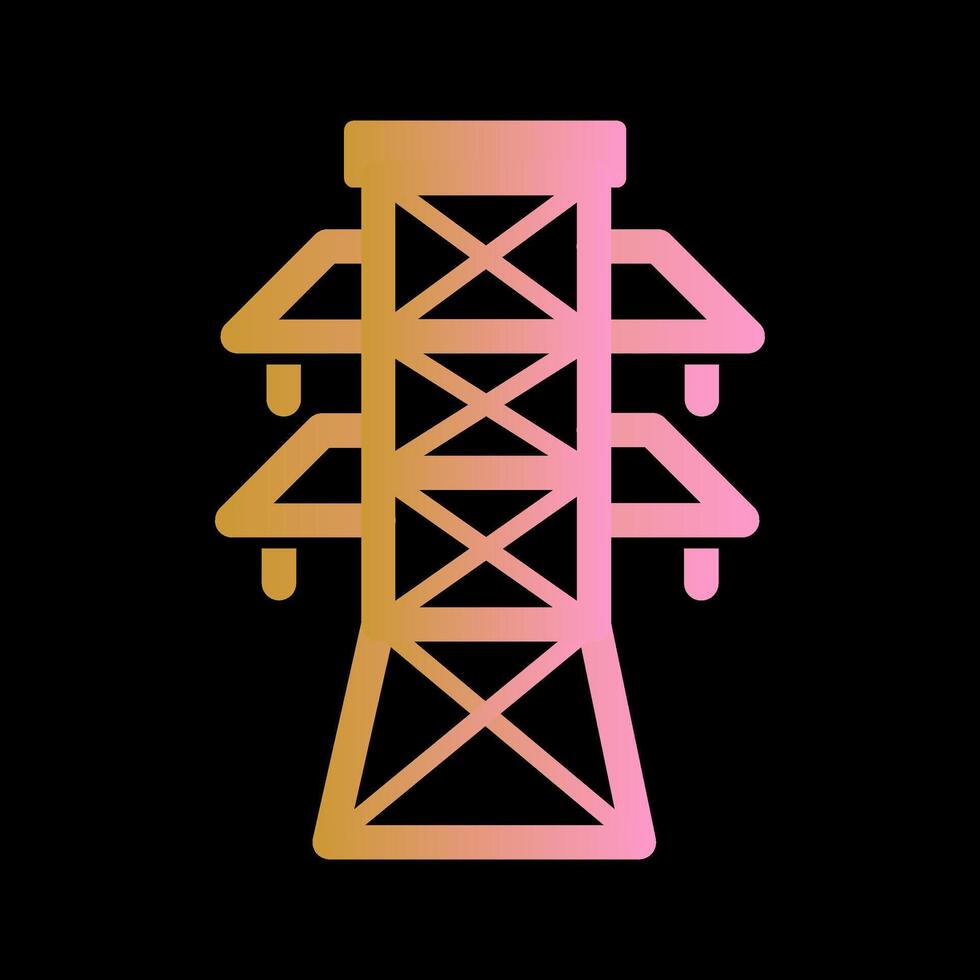 Electricity Tower Vector Icon