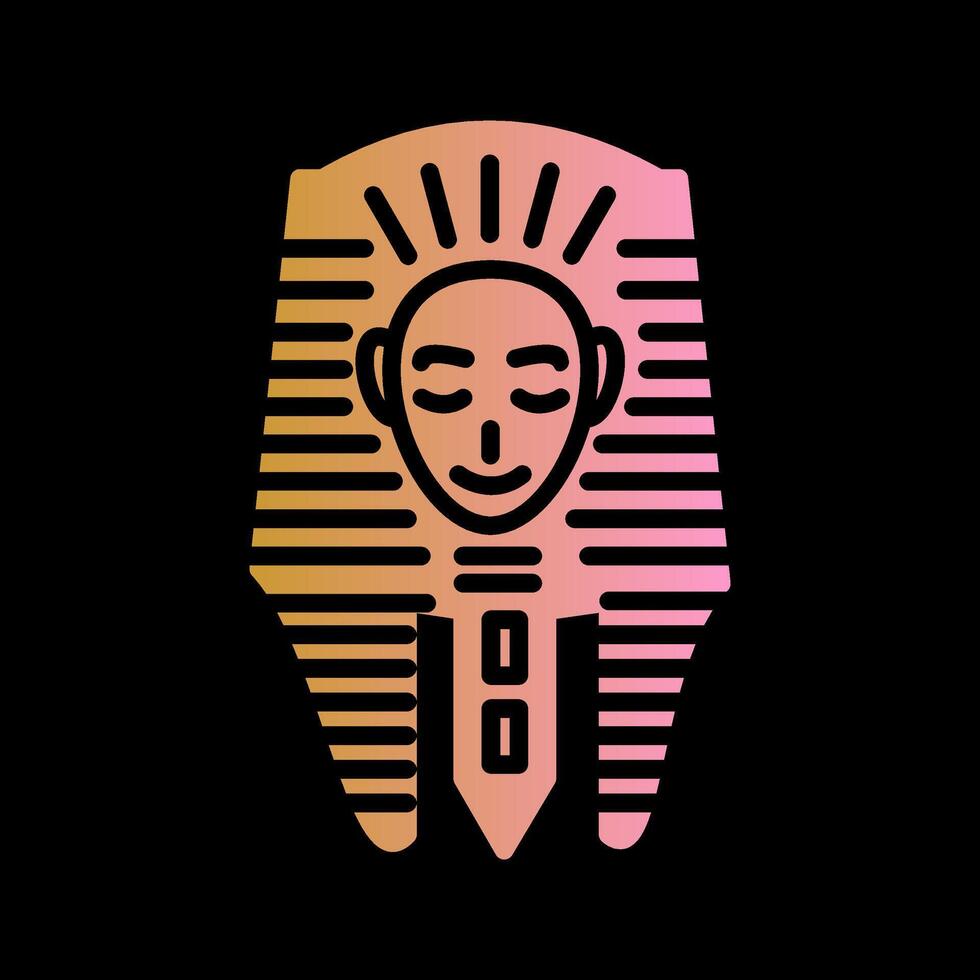 Egyptian Face Vector Icon