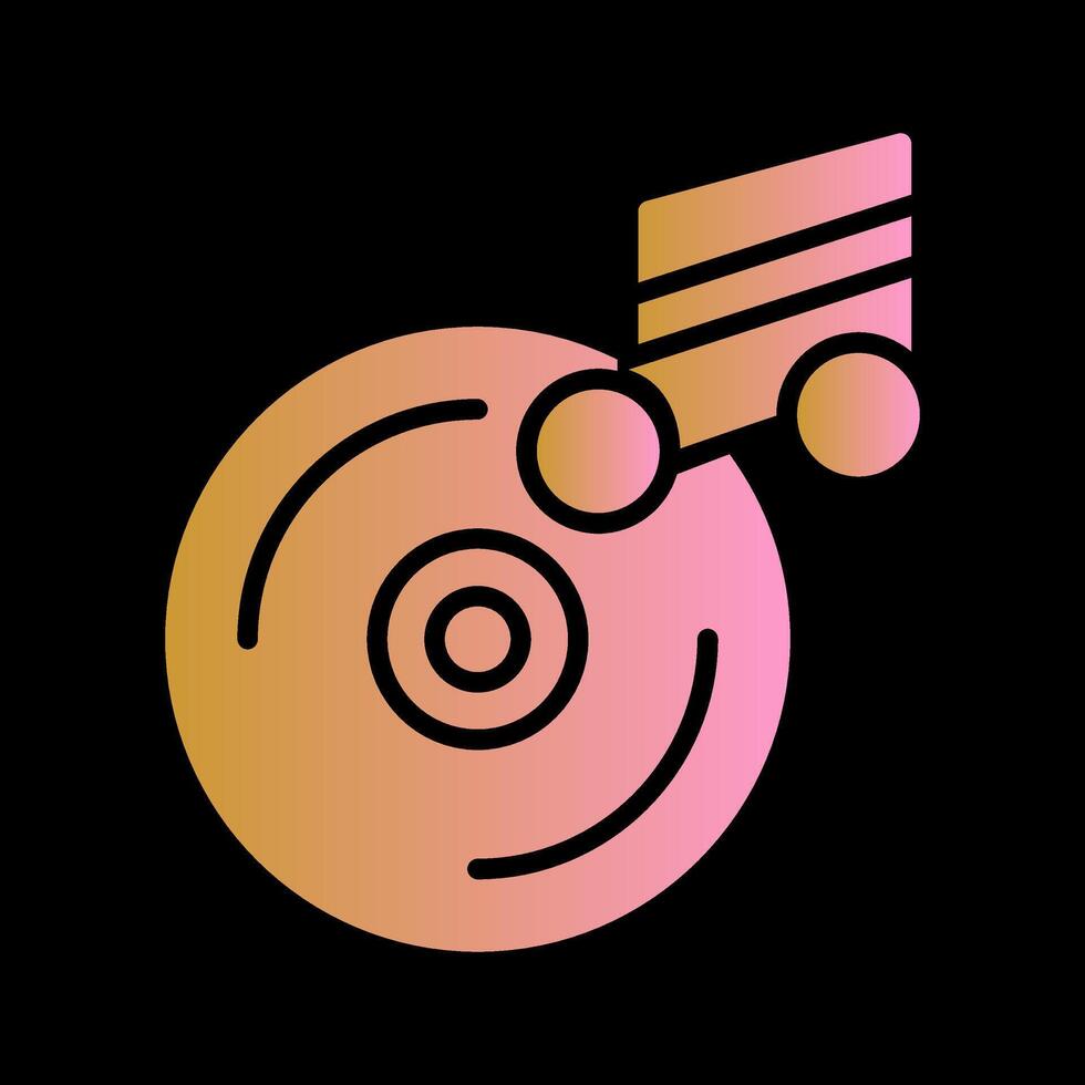 Music CD Vector Icon