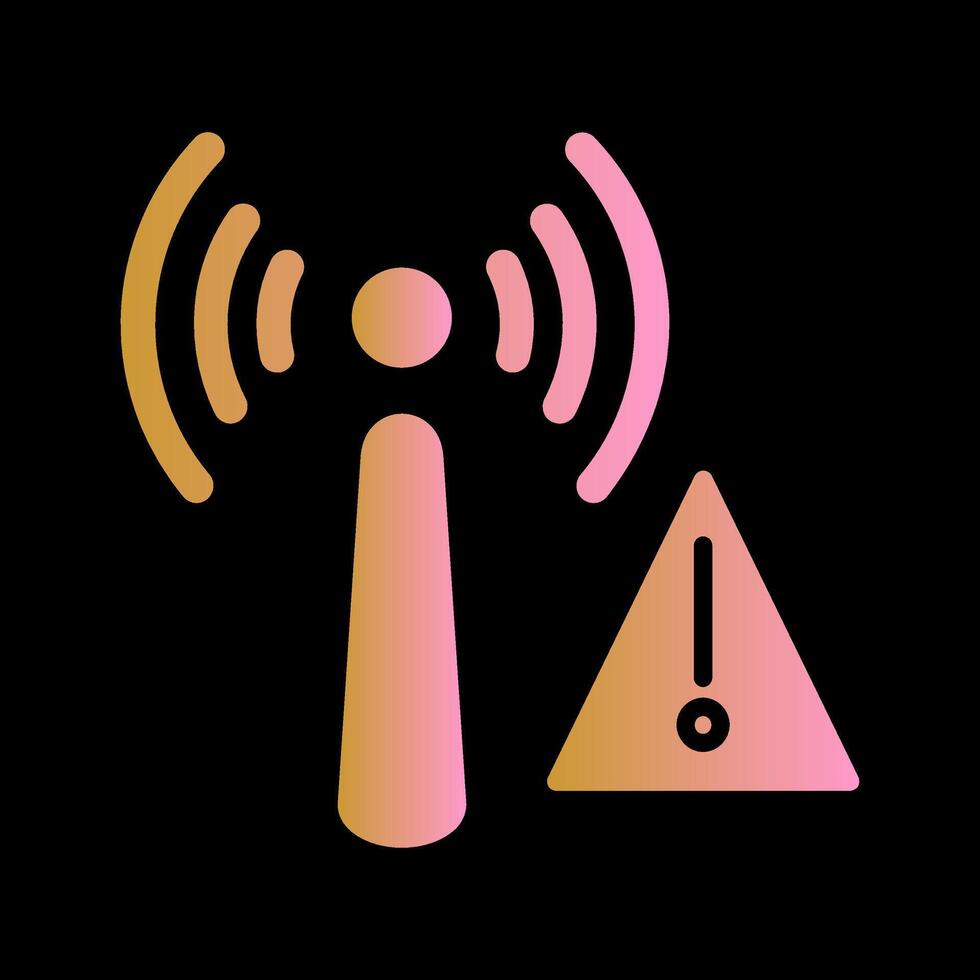 Non Ionizing Radiation Vector Icon