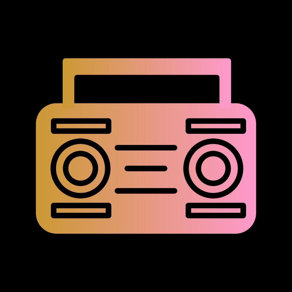 Cassette Player Vector Icon