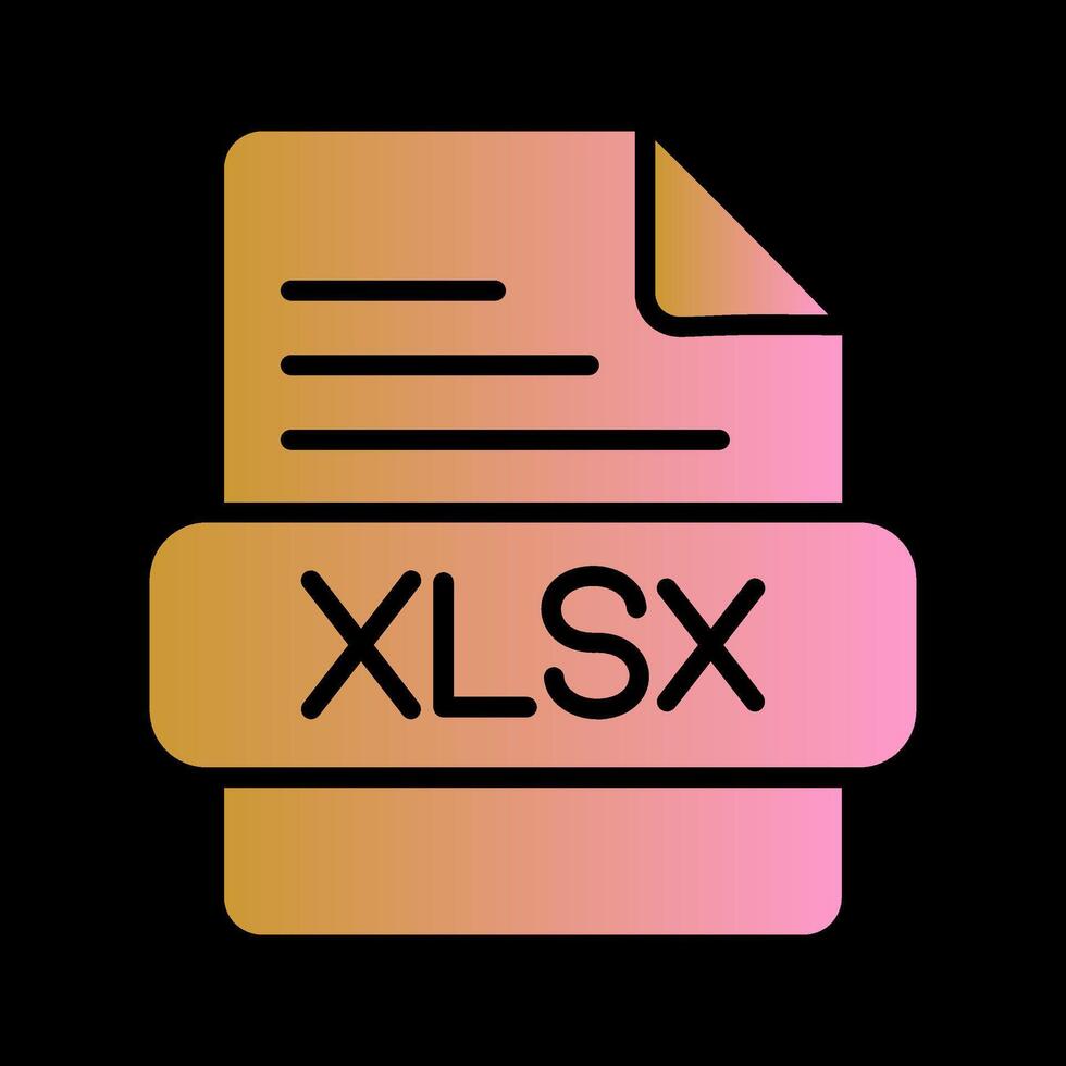 XLSX Vector Icon