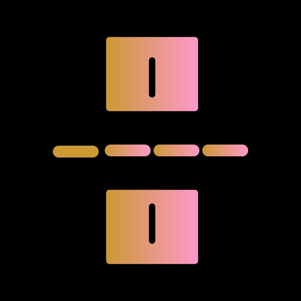 Linked Road Vector Icon