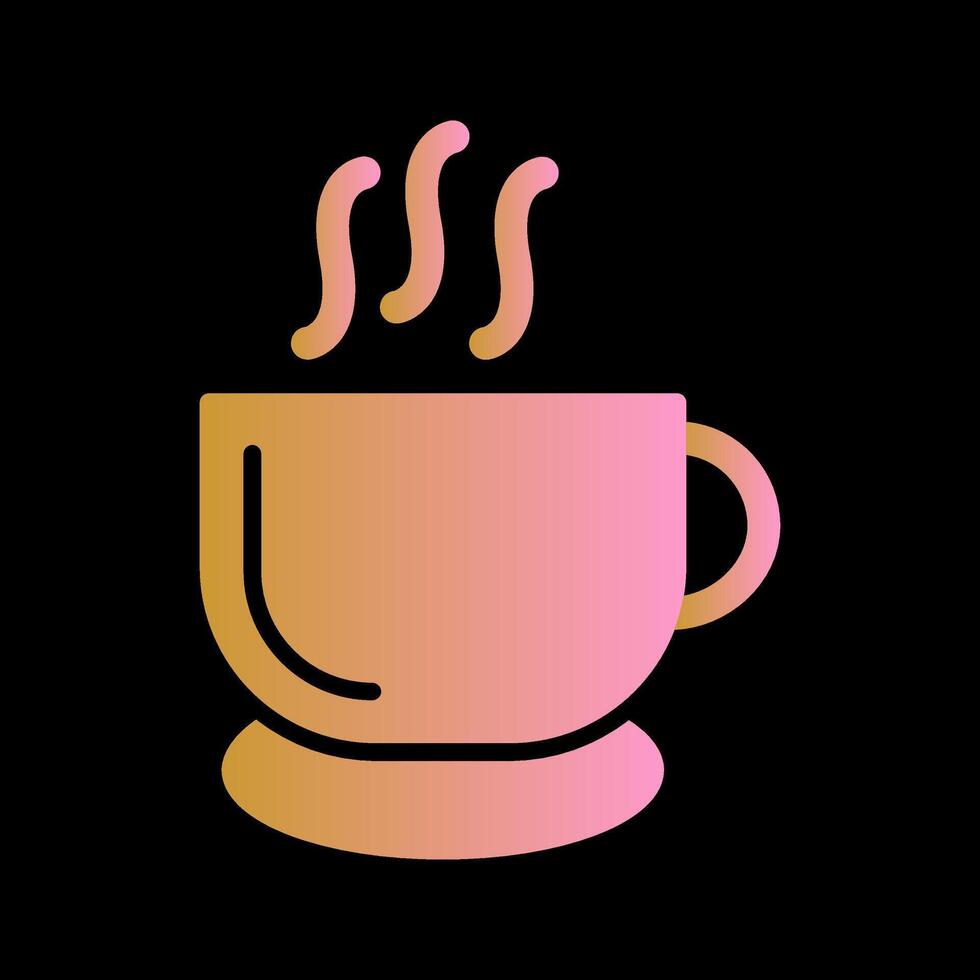 icono de vector de café caliente