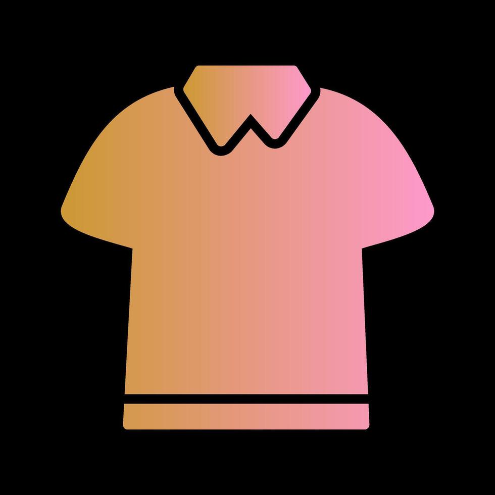 Polo Shirt Vector Icon