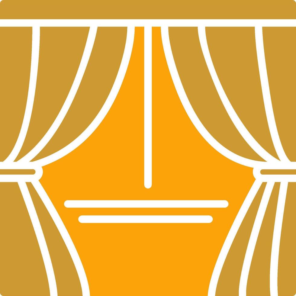 Curtains Vector Icon