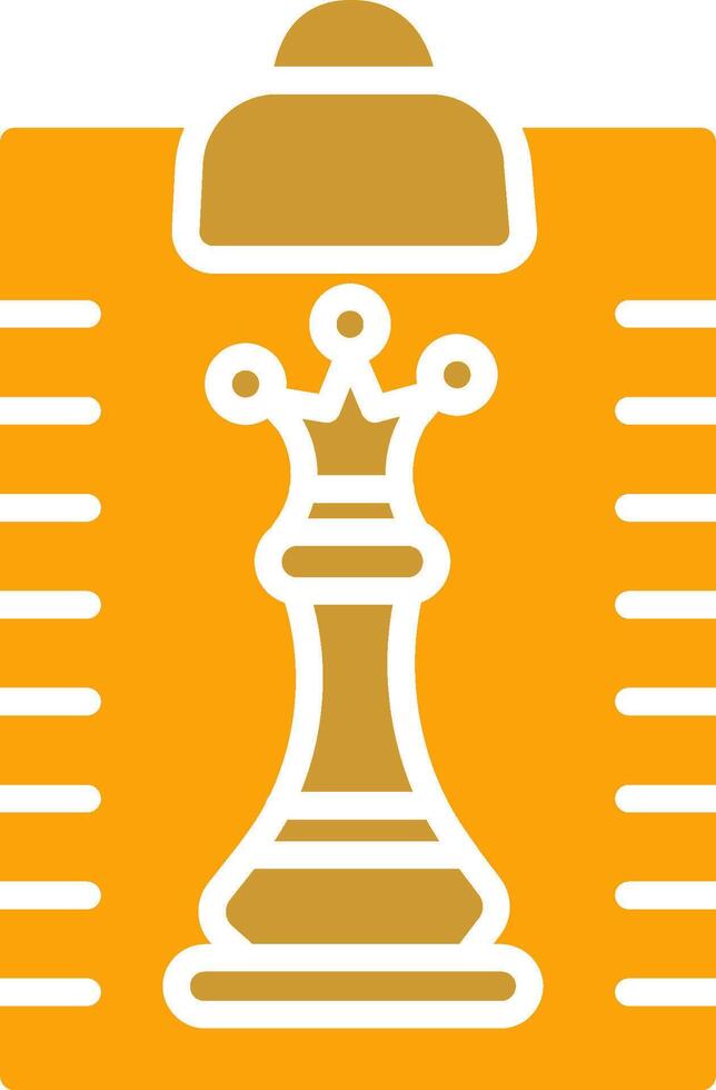 Clipboard Chess Vector Icon