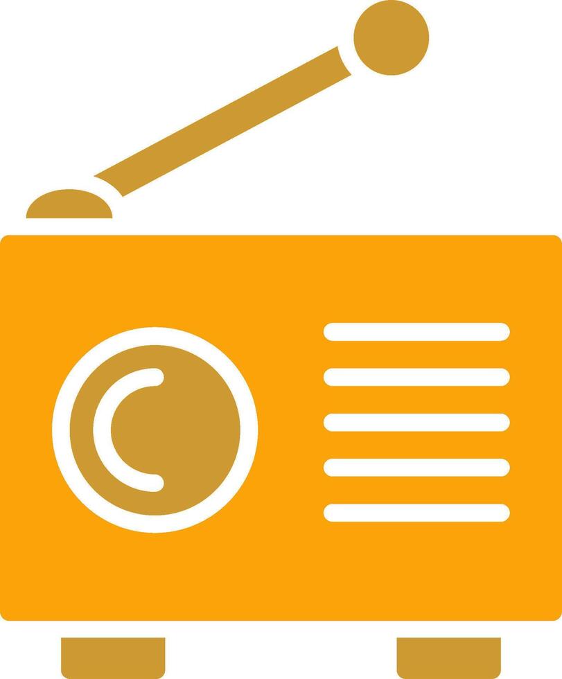 Old Radio Vector Icon