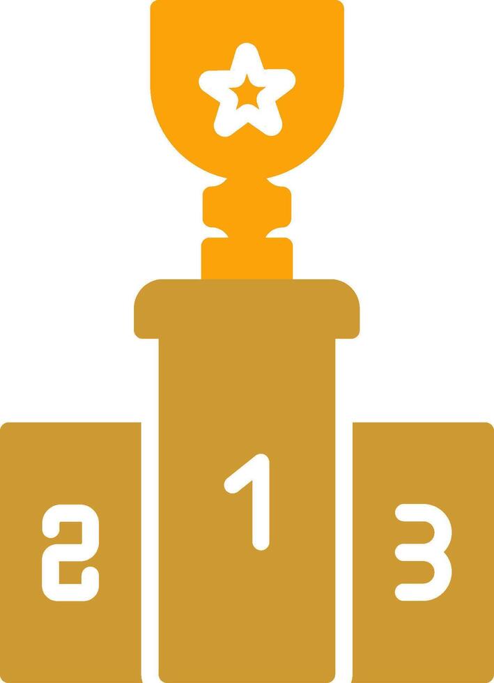 Podium Vector Icon