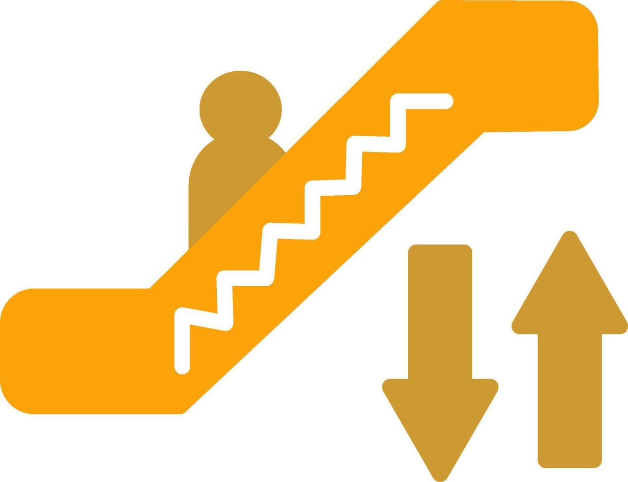 Escalator Vector Icon