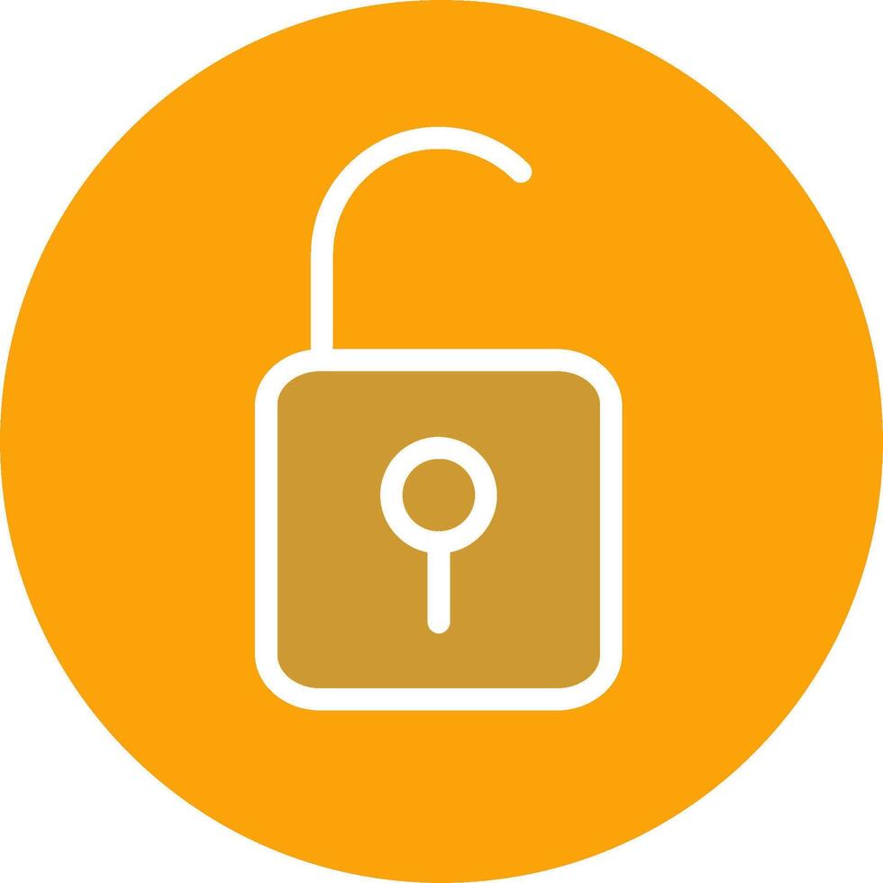 Open Lock II Vector Icon