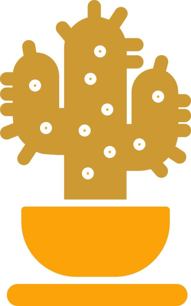 icono de vector de cactus