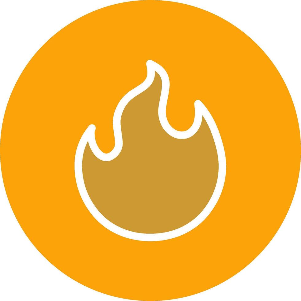 icono de vector de fuego