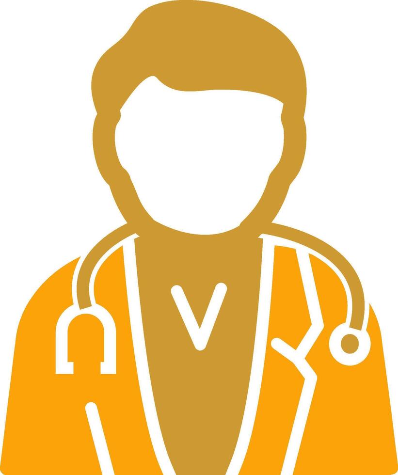 masculino médico vector icono