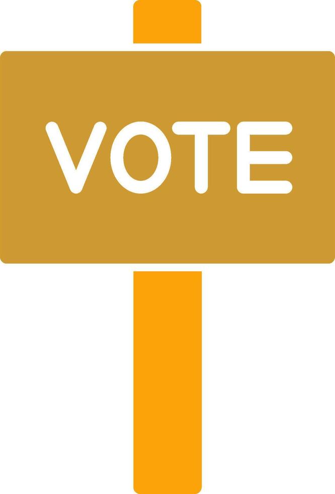 icono de vector de voto