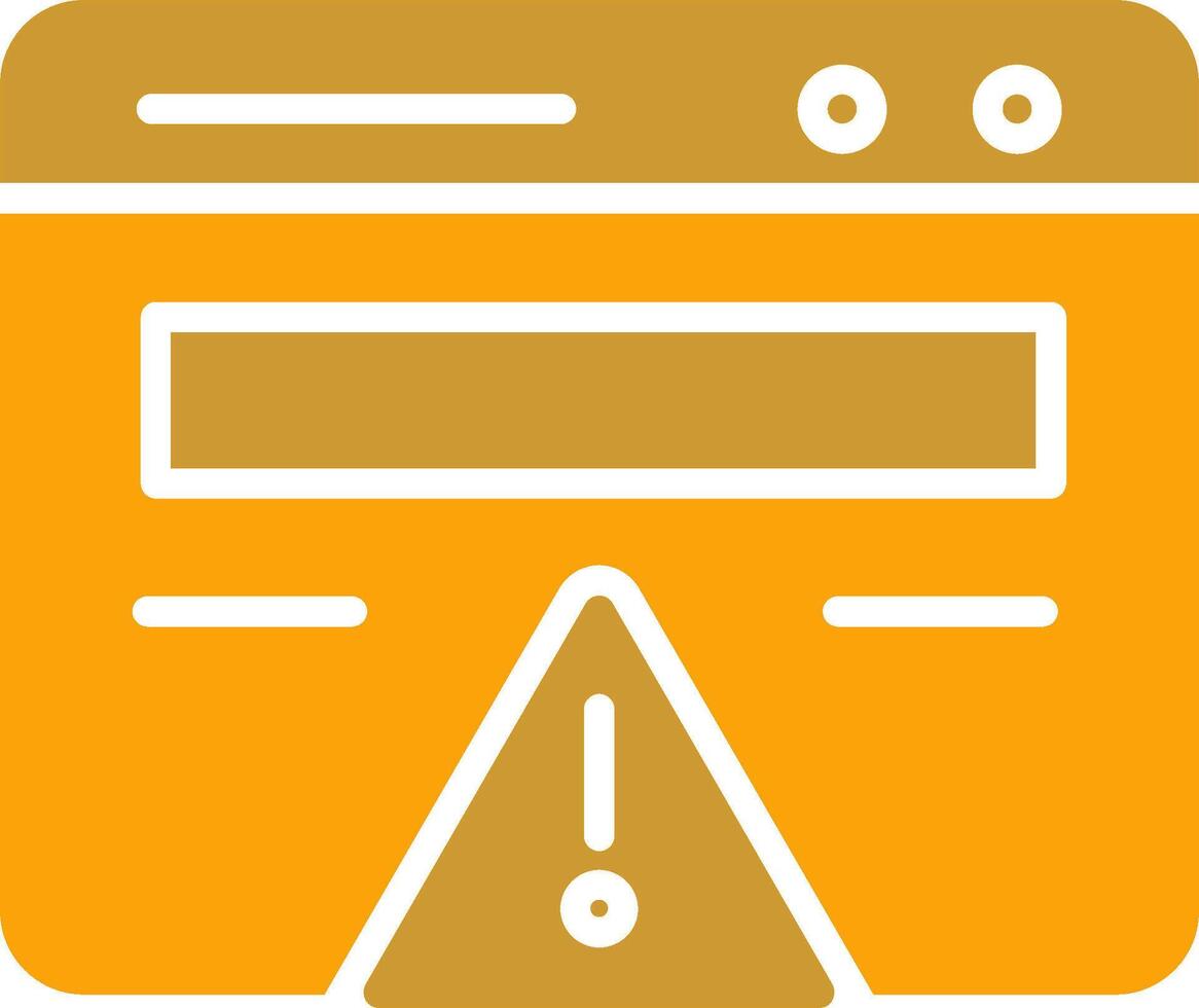 Web Error Vector Icon