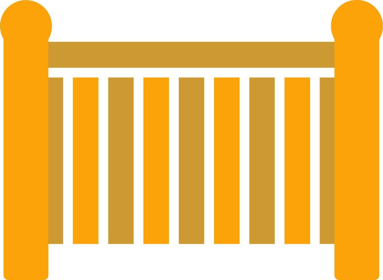 Baby Cot Vector Icon