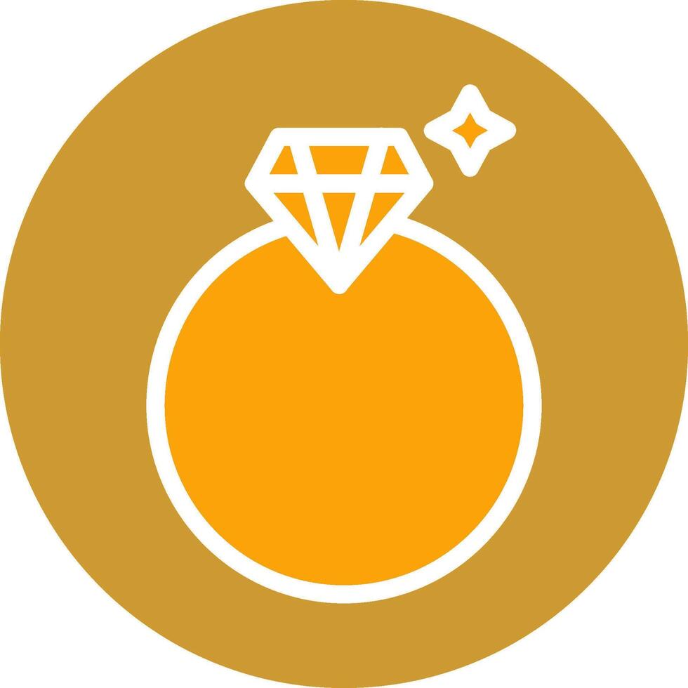 icono de vector de anillo