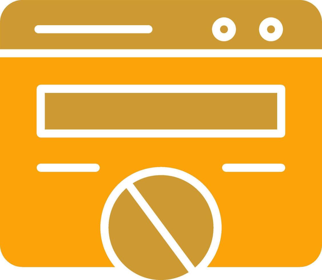 Block Website Vector Icon