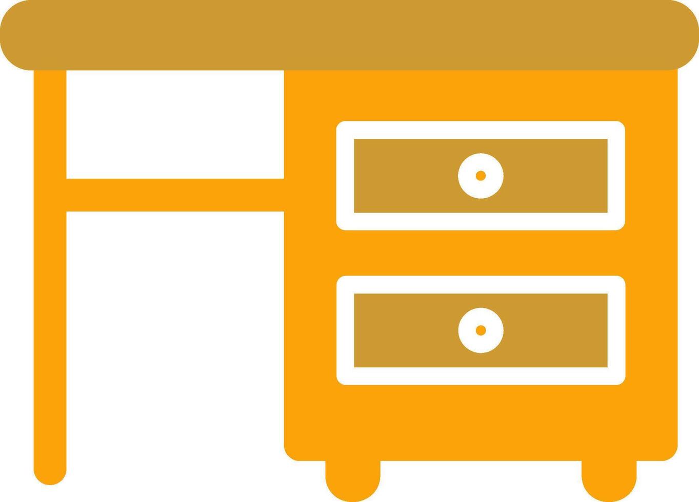 Table with Drawers I Vector Icon