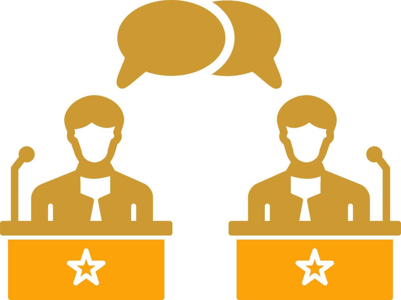 Debate Vector Icon