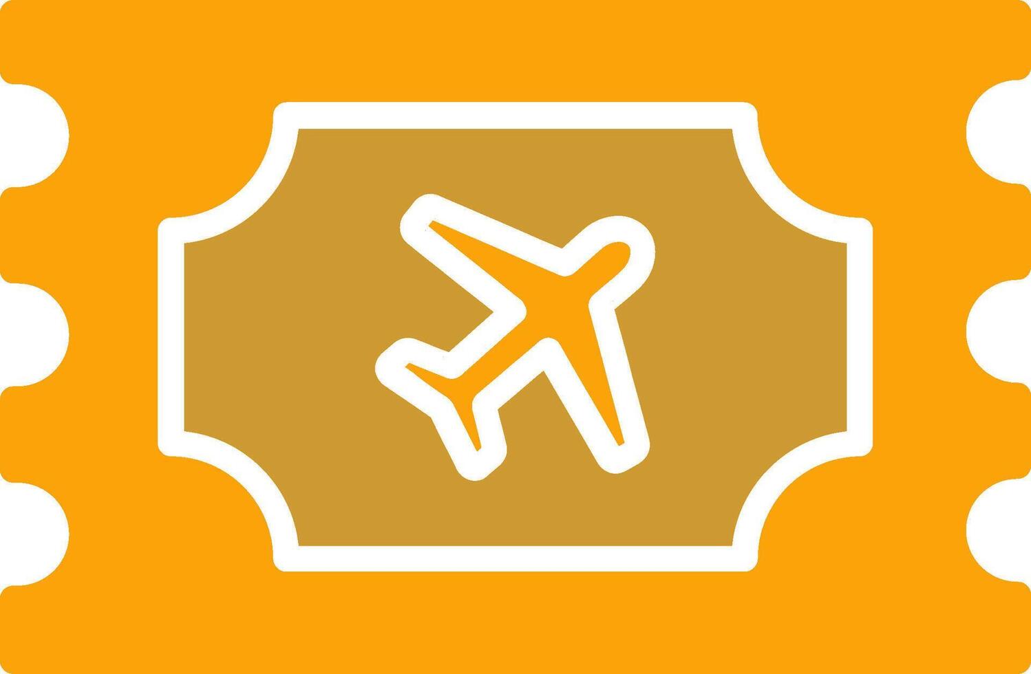 Plane Tickets Vector Icon