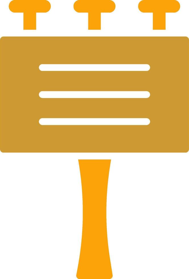 Signboard Vector Icon