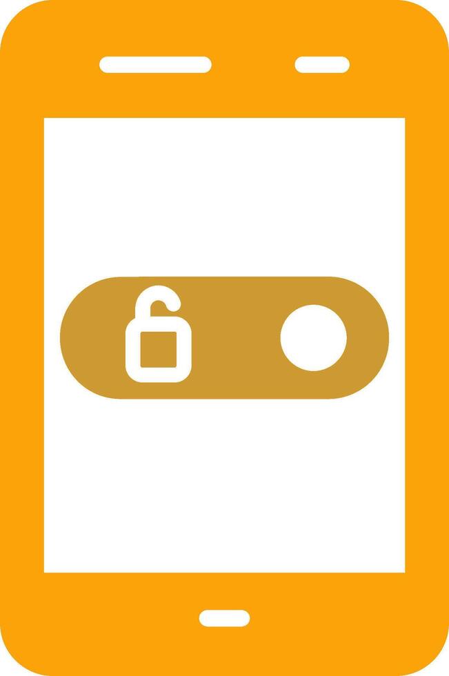 Unlock Slide Vector Icon