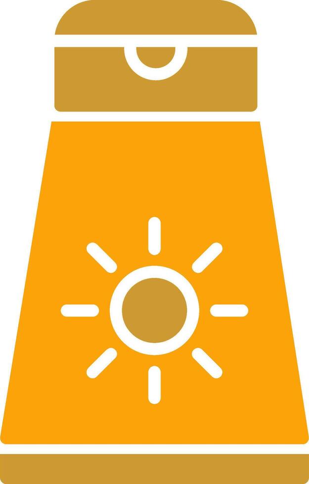 Sun Cream Vector Icon