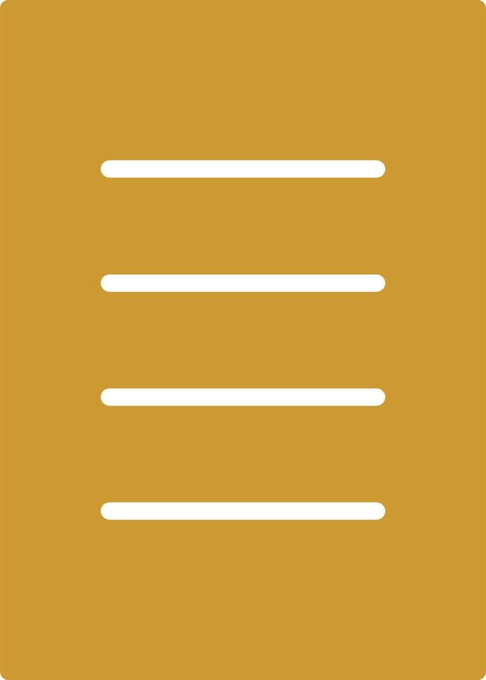 Menu Vector Icon