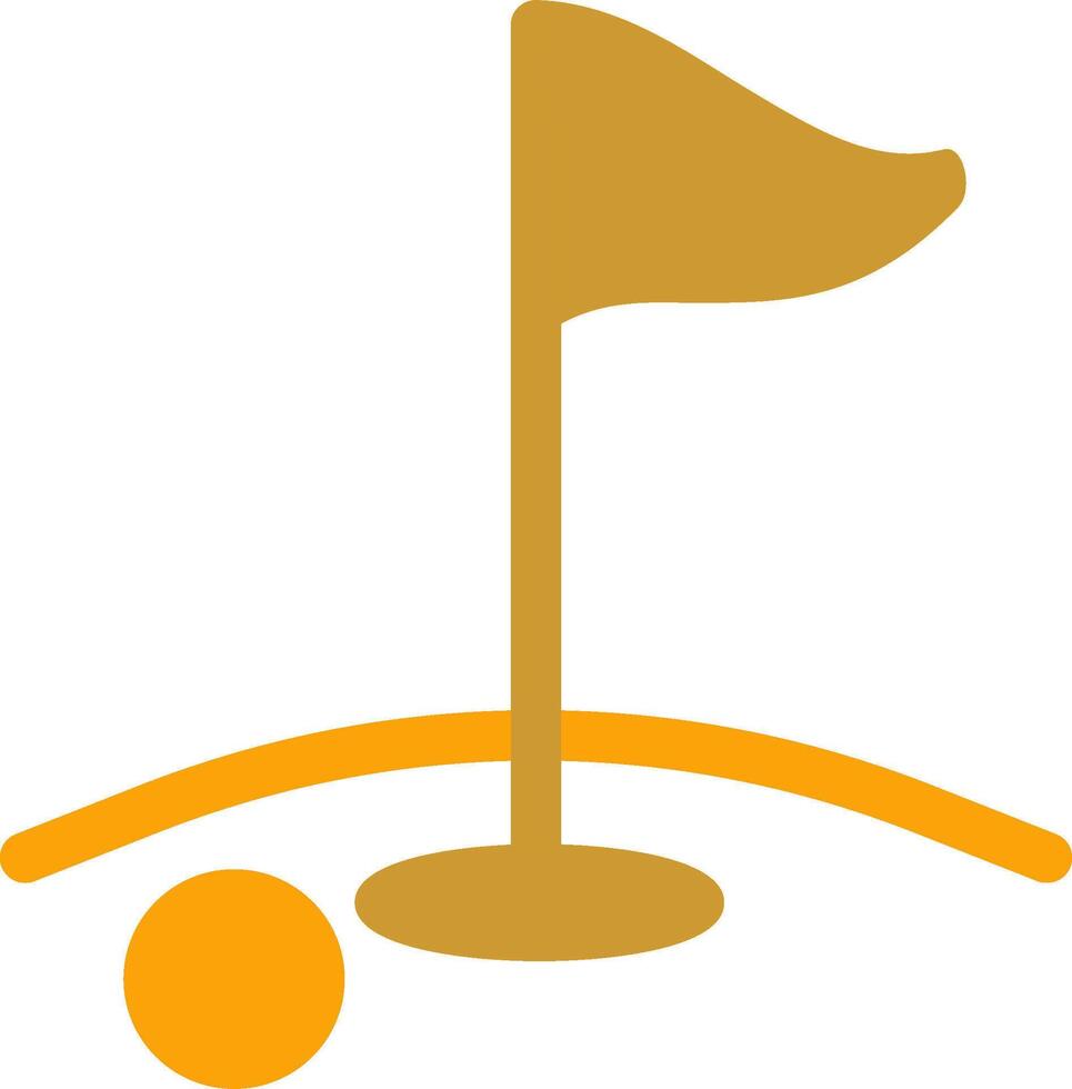 icono de vector de golf