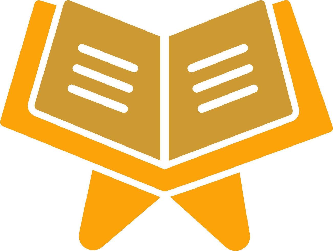 Reading Holy Book Vector Icon