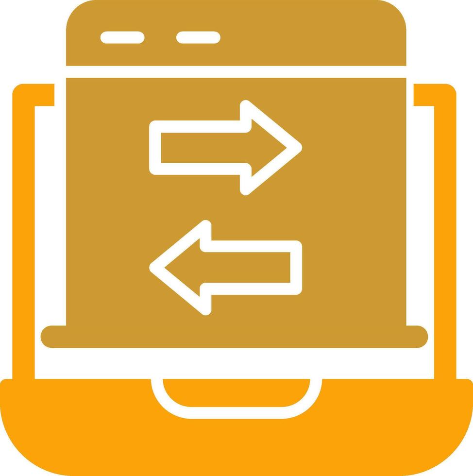 Data Transfer Vector Icon