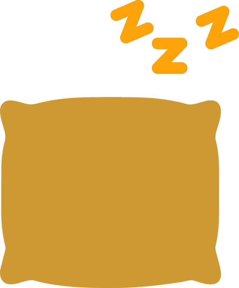 icono de vector de almohada