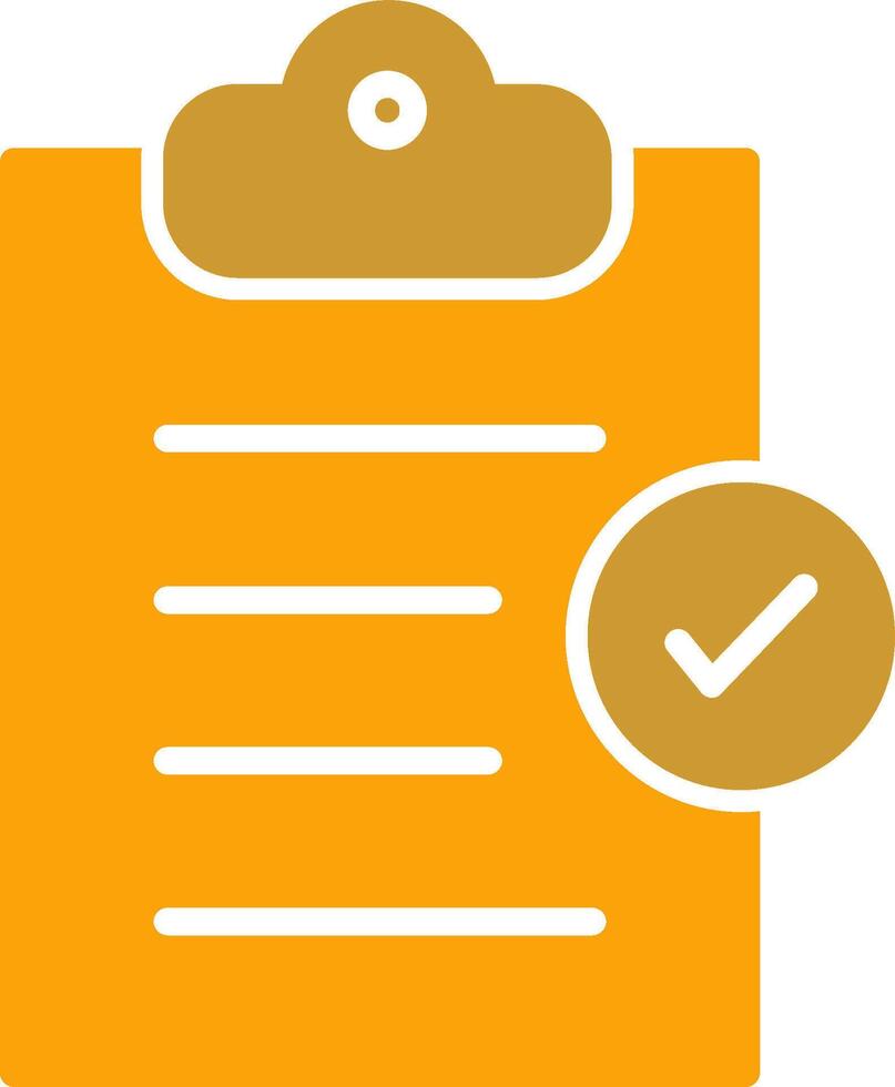 Booking Checklist Vector Icon