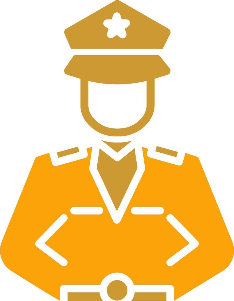 Police Man Vector Icon