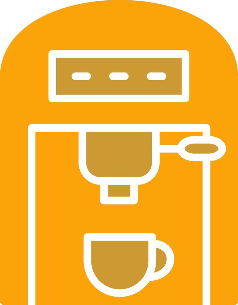 café máquina ii vector icono