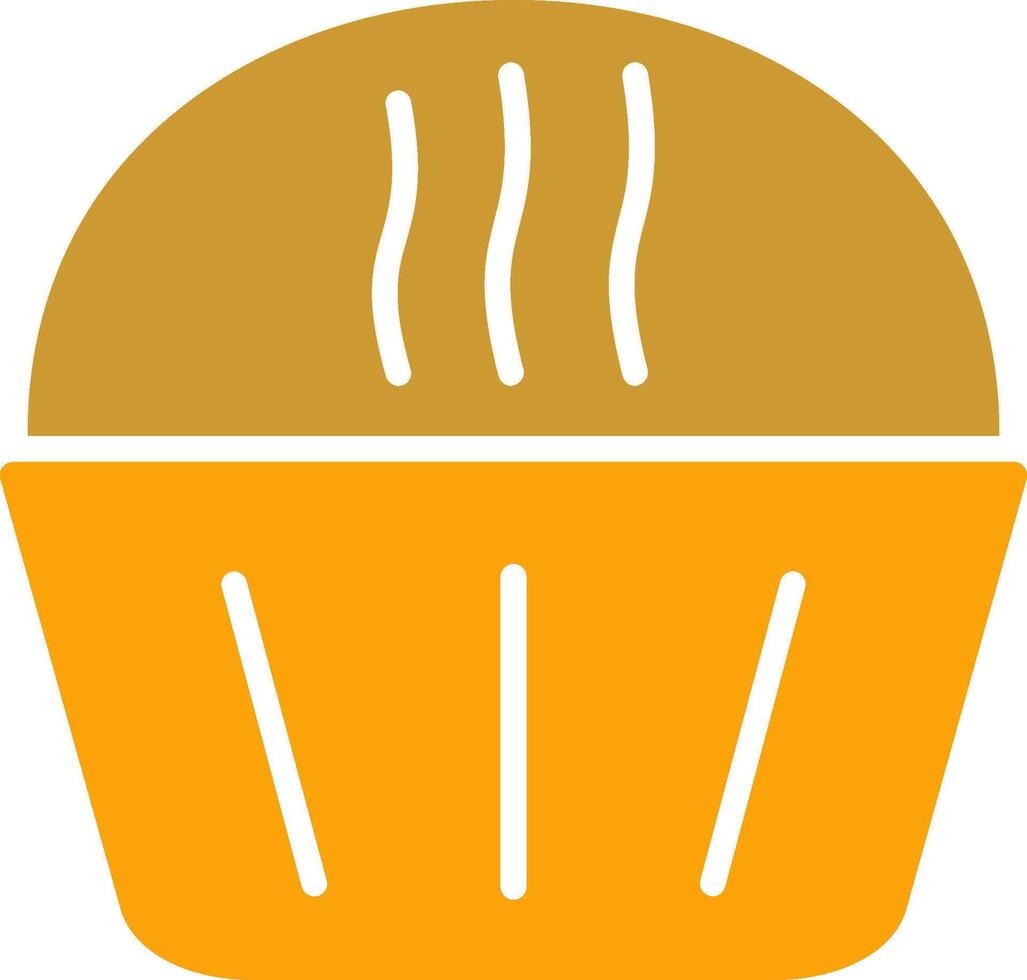 Cream Muffin Vector Icon