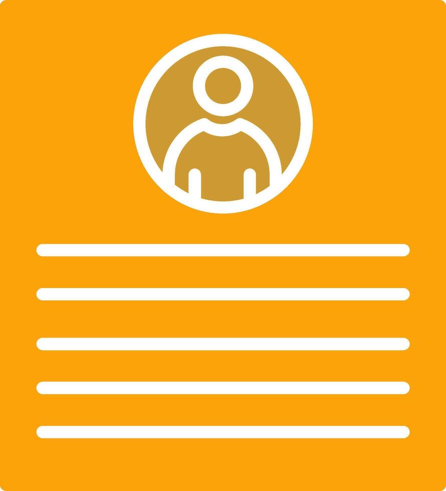 Client Profile Vector Icon