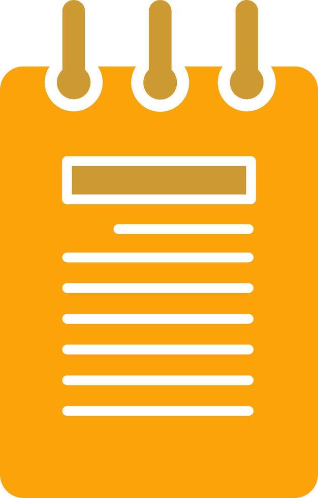 Notepad Vector Icon