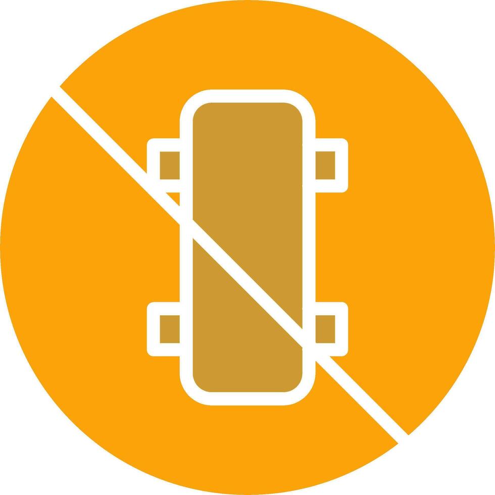 No Skating Vector Icon