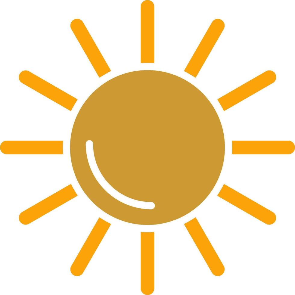 Sun II Vector Icon