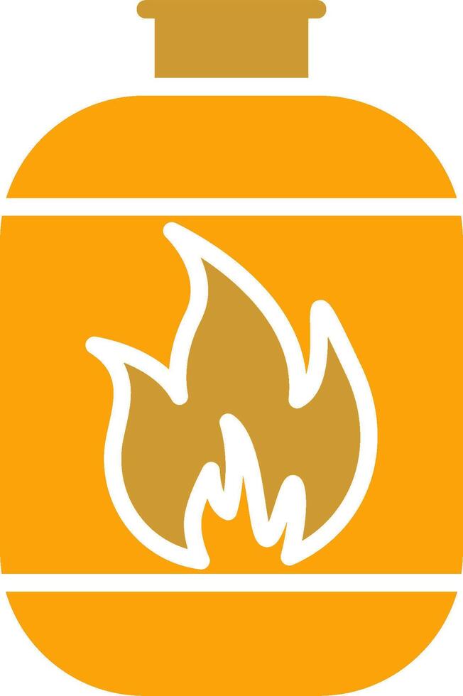 Gas Cylinder Vector Icon
