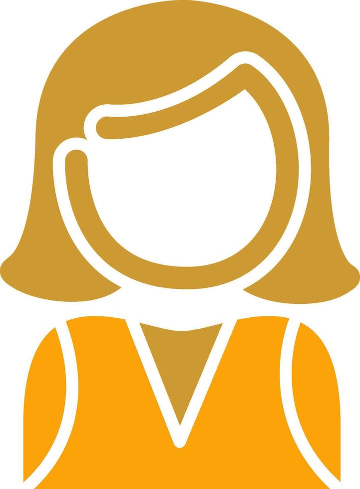 Elegant Lady Vector Icon